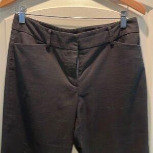 Ann Taylor patterned black pants